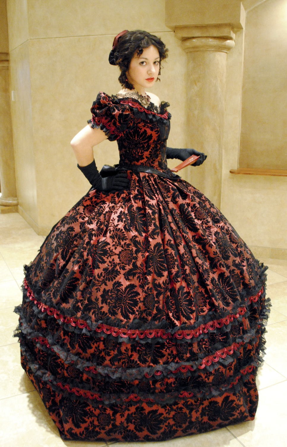 victorian ballgown