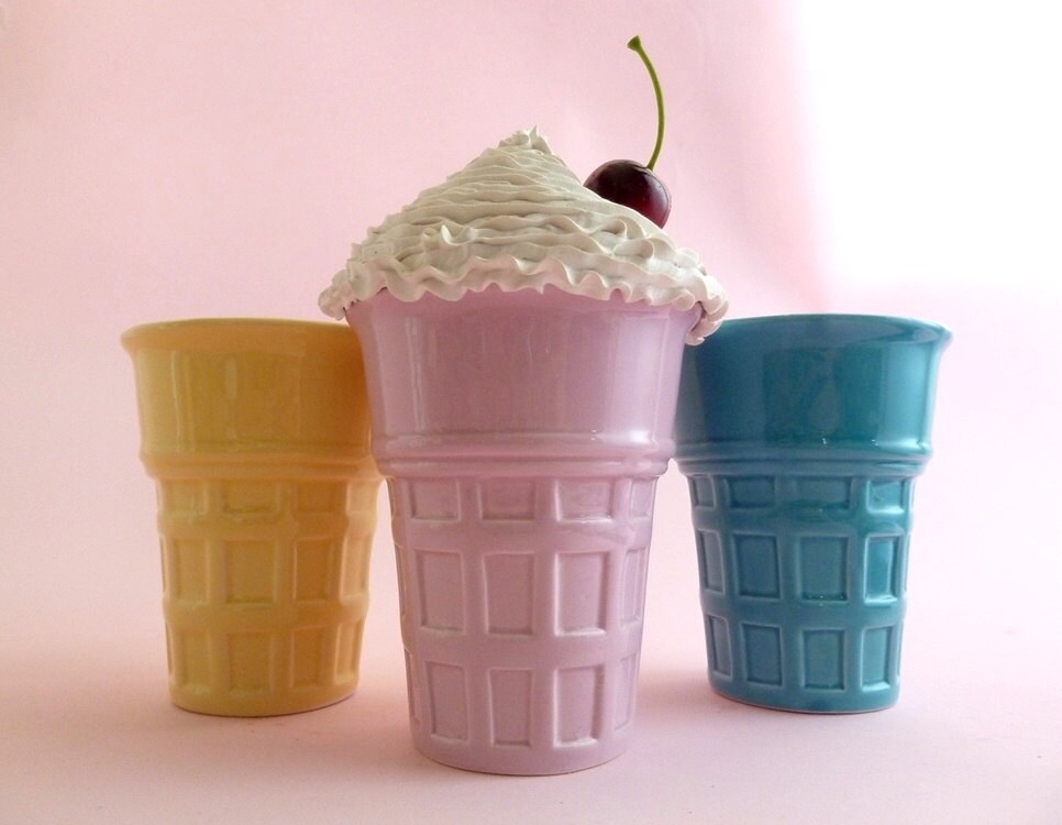 ICE CREAM CONE Box Ice Cream Box Candy Box Trinket box