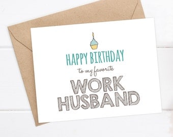 Happy Birthday Funny Work Card