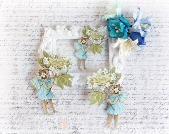 Summer Fairy Die Cut Embellishments for Scrapbooking, Cardmaking, Mixed Media, Altered Art, Tag Art