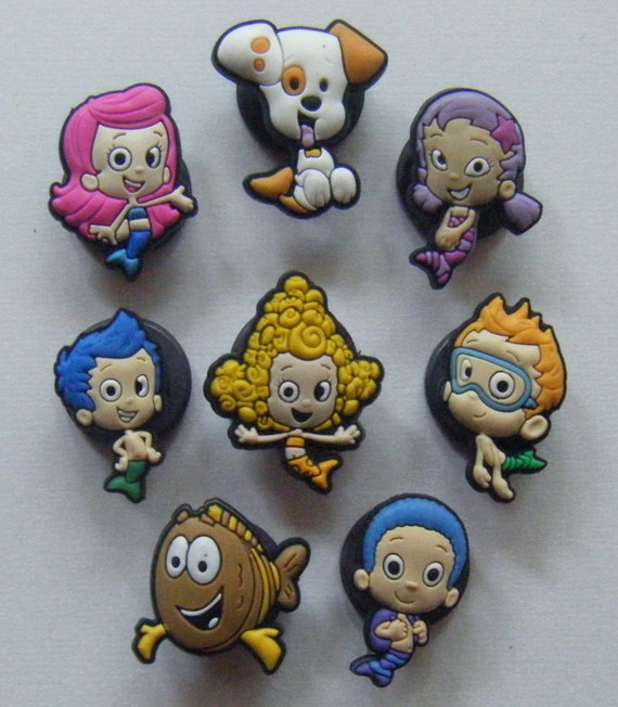 16 Like Bubble Guppies Shoe Charms Party Pack