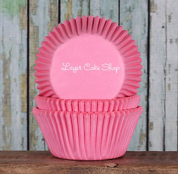 Light Pink Cupcake Liners Pastel Pink Cupcake Liners Pink