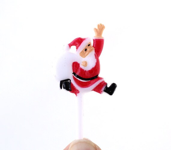 Santa Cupcake Toppers, Santa Claus Cupcake Picks, Christmas Cupcake Toppers (12) Il_570xn