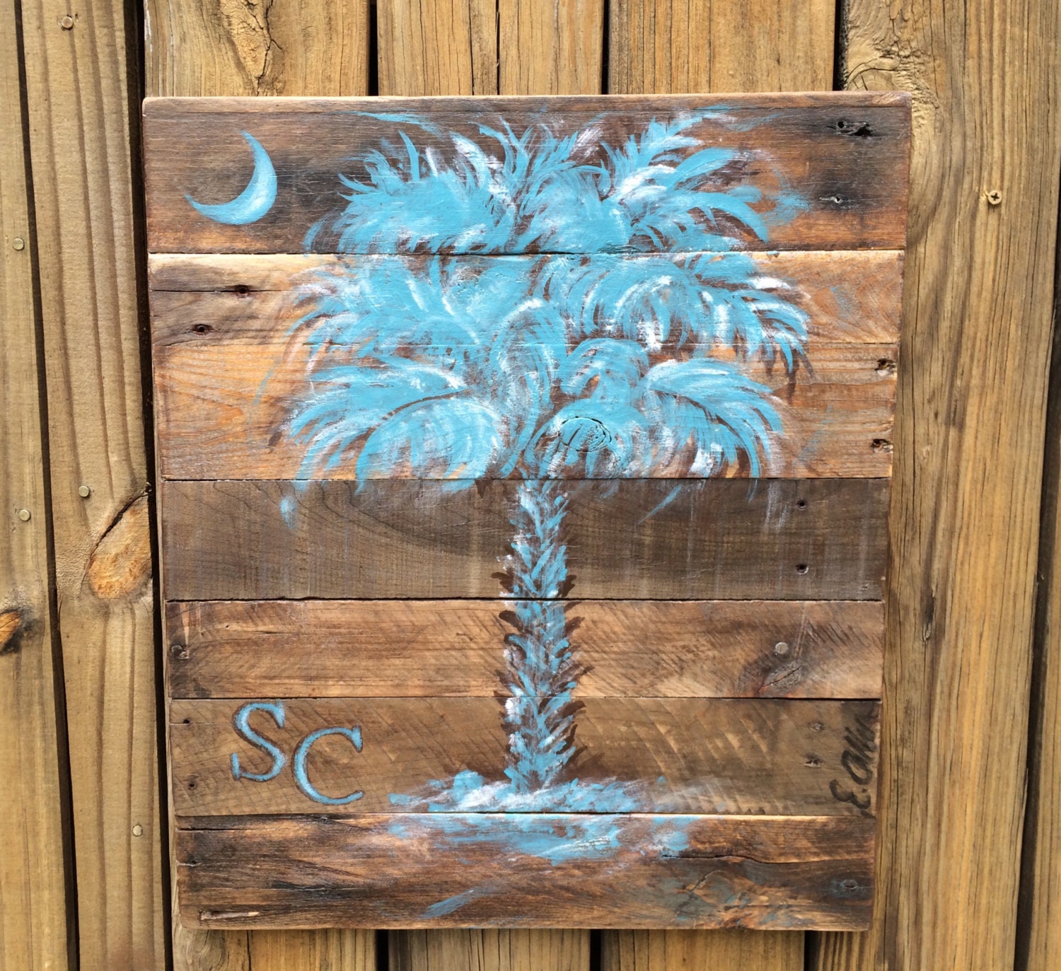 SC Palmetto Tree Palm Tree Wall Art Available in Custom