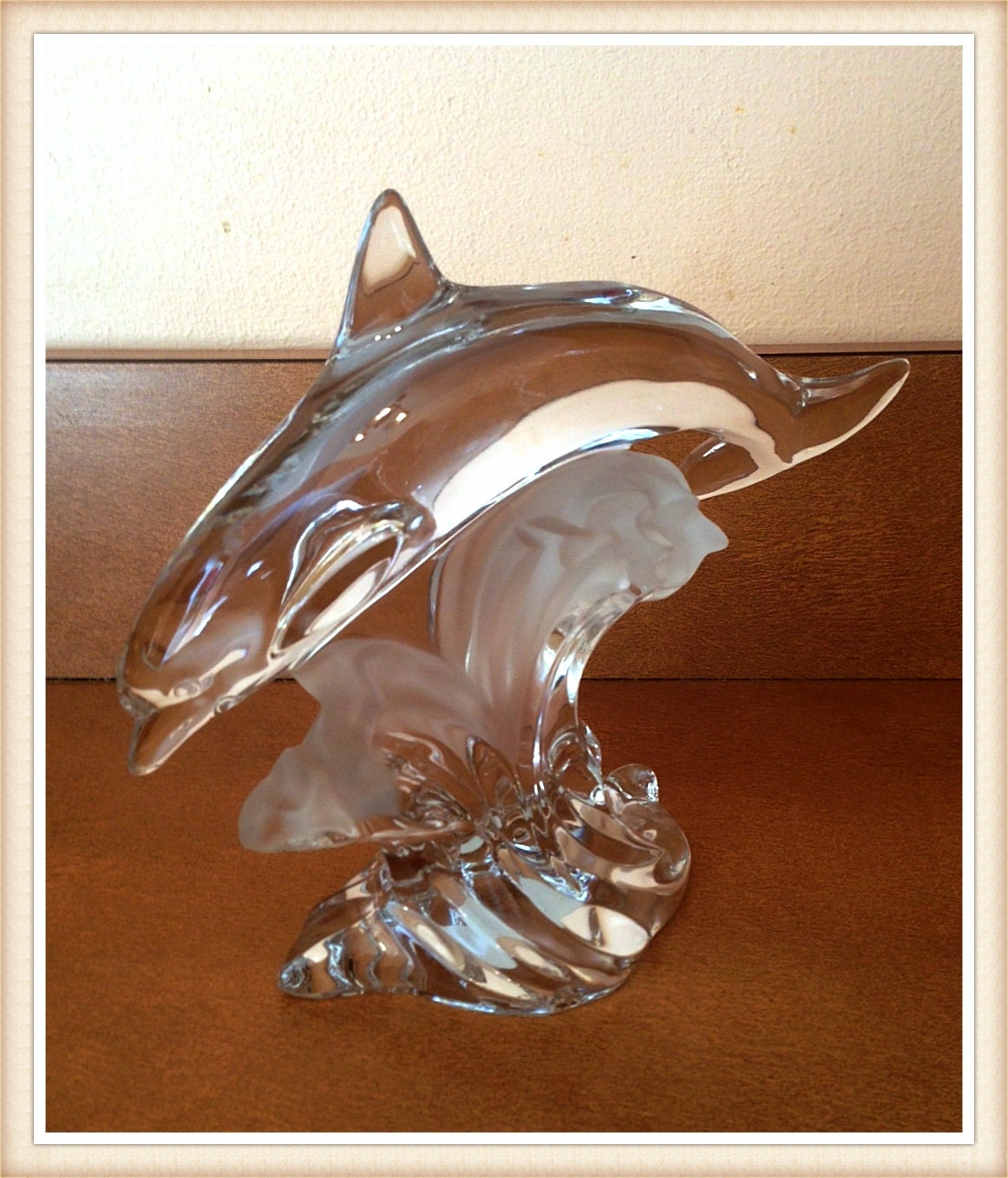 waterford crystal dolphin figurine