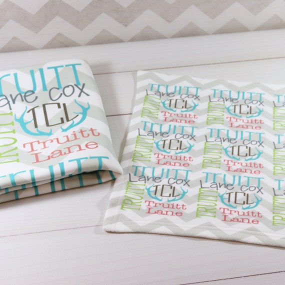 Personalized baby security blankie