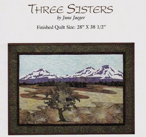 Applique Landscape Art Quilt Pattern Sewing Patterns By June