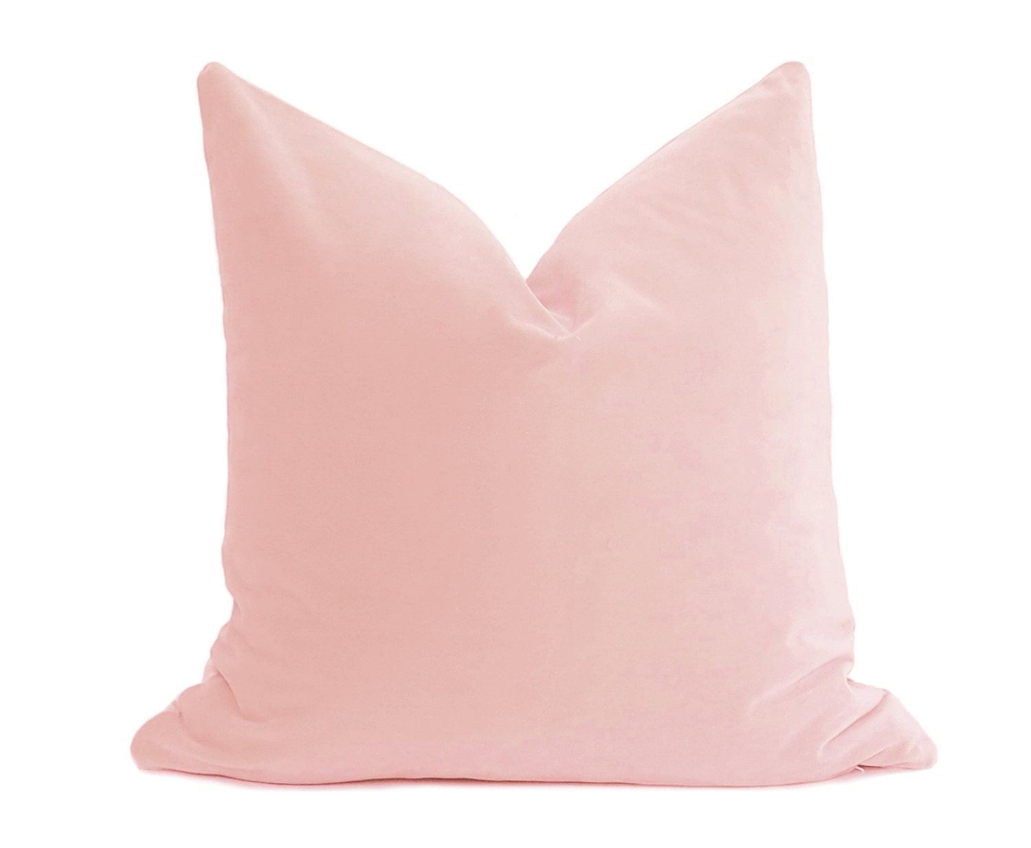 Blush Velvet Pillow Cover Belgium Velvet Blush Pillow