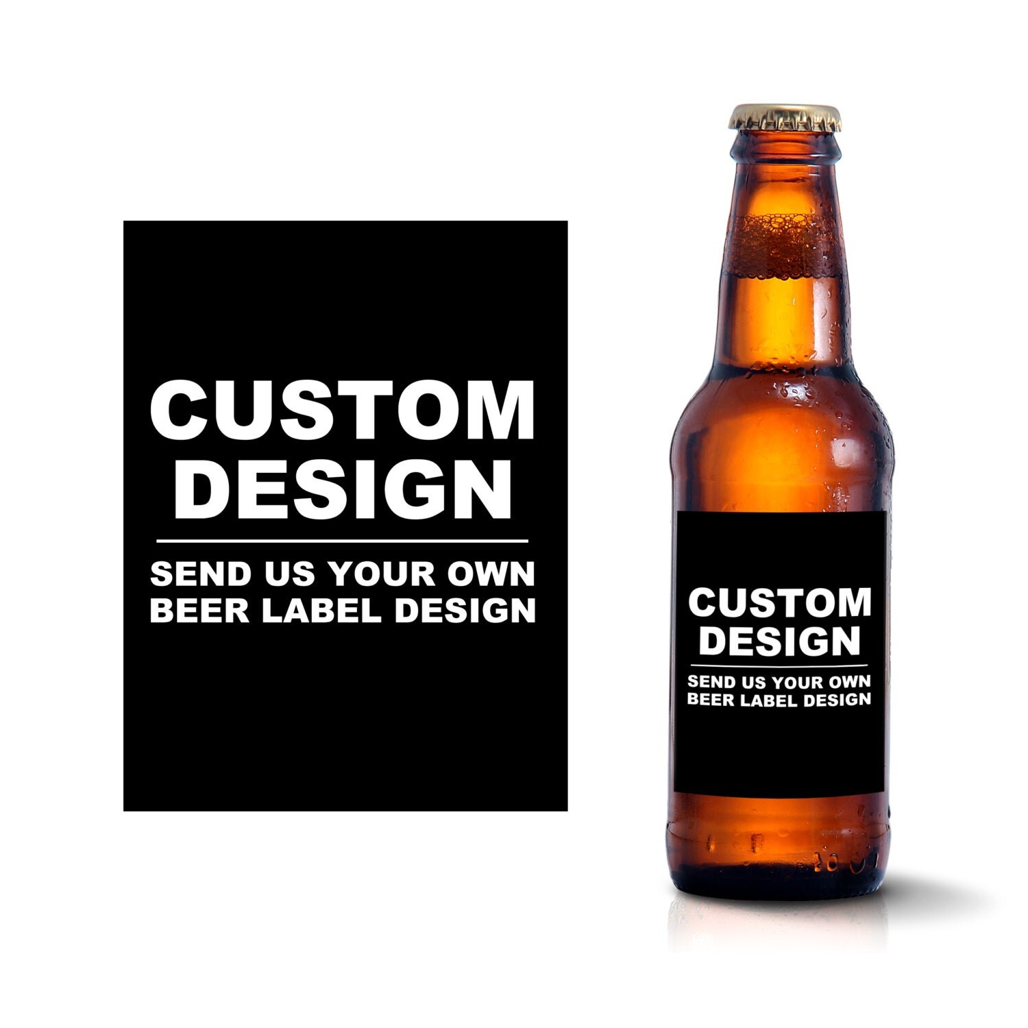 Custom Beer Bottle Labels Create Your Own Beer Label Design