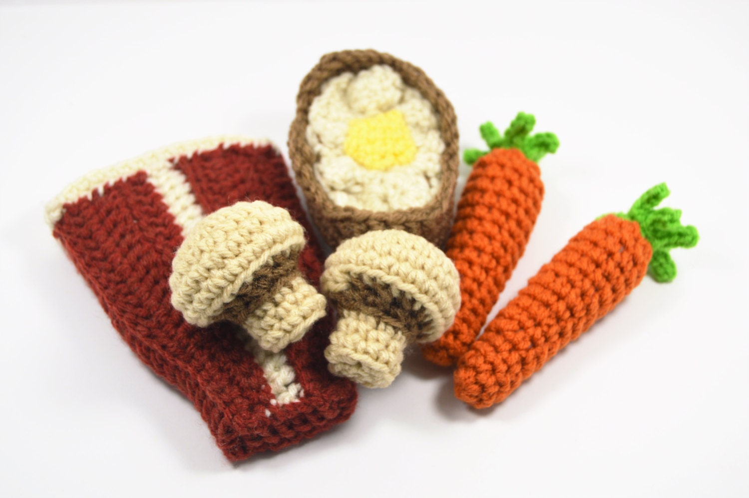 Play Food Steak Dinner Set Pretend Play Kitchen Food Toy