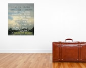 Travel Lovers Customized 16"x 20" Gallery Wrapped Canvas Print "This is My Journey" with Customized Cities, Countries and States.