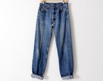 vintage 501xx Levi's denim jeans, Levis 501 jeans 32 x 34