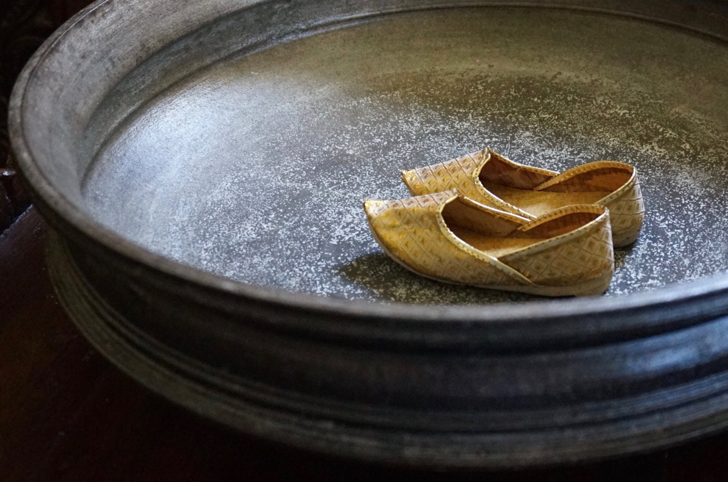 Bronze Uruly // South India Cooking Pot // by StoneHouseArtifacts