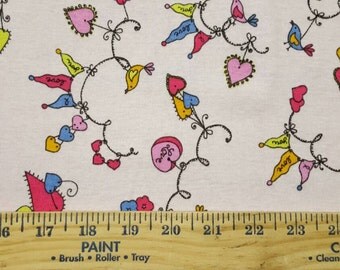 Whimsy Line Hearts Cotton Baby Rib