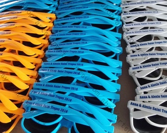 15+ color printing wedding sunglasses personalised bacheloratte gifts stag gifts hen gifts party mementos 15+