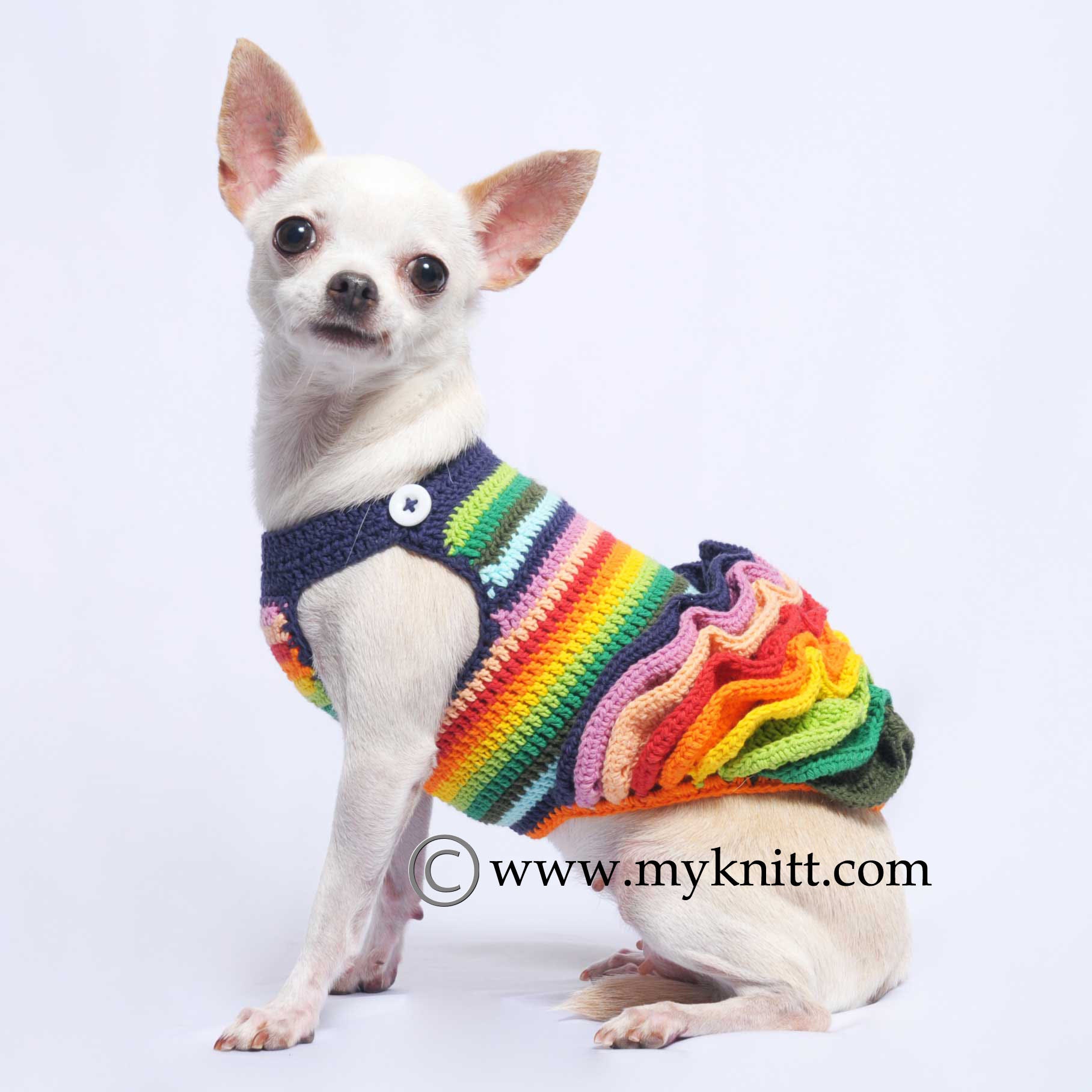 Myknitt Handmade Dog Sweater Dog Clothes Dog Clothing by myknitt