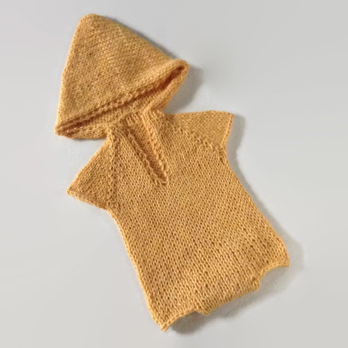 Hooded Newborn Onesie Prop Knit Outfit Newborn Hoody Hooded