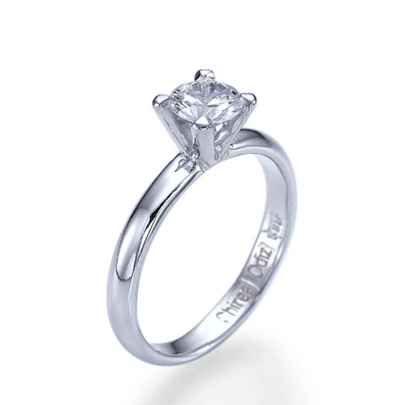 classic solitaire engagement ring