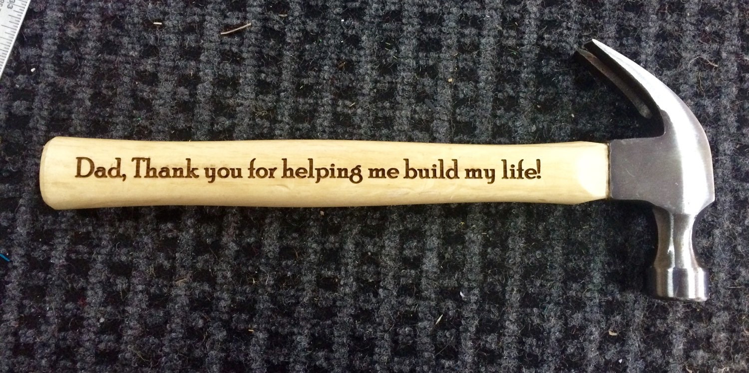 Personalized Hammer Engraved Hammer Gift for Dad Custom