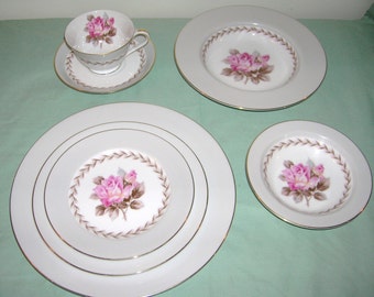 Vintage Noritake China Gloria Pattern 2 Dinner by SettingTheTable