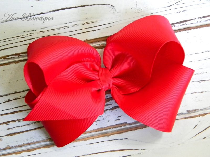 Red Boutique Hair Bow Extra Large Red Hair Bow Extra Large