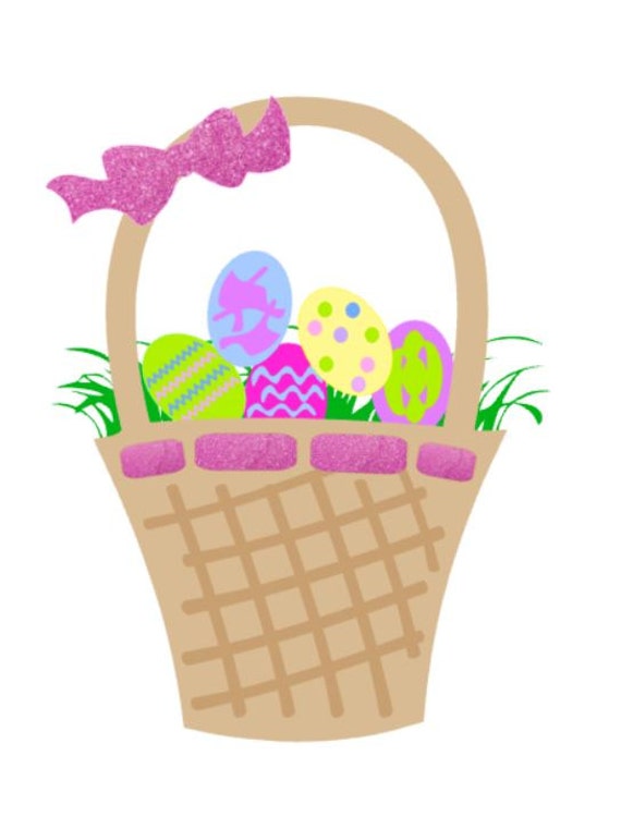 Easter Basket Cut File Instant Download SVG by LilliPadGifts