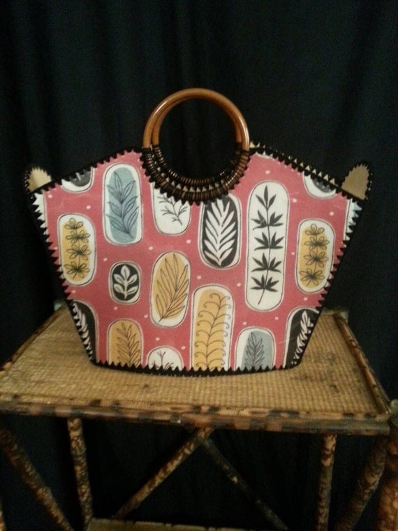 Retro Vintage Shopping Bag by SimplyDivineVintage on Etsy