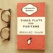 Penguin books Three Plays for Puritans by Bernard Shaw penguin paperback