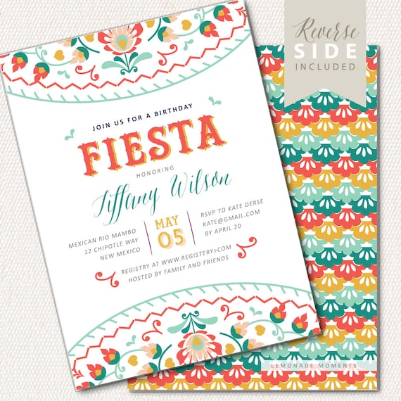 Free Printable Fiesta Invitations 9