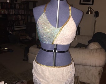 Contemporary lyrical custom solo dance costume