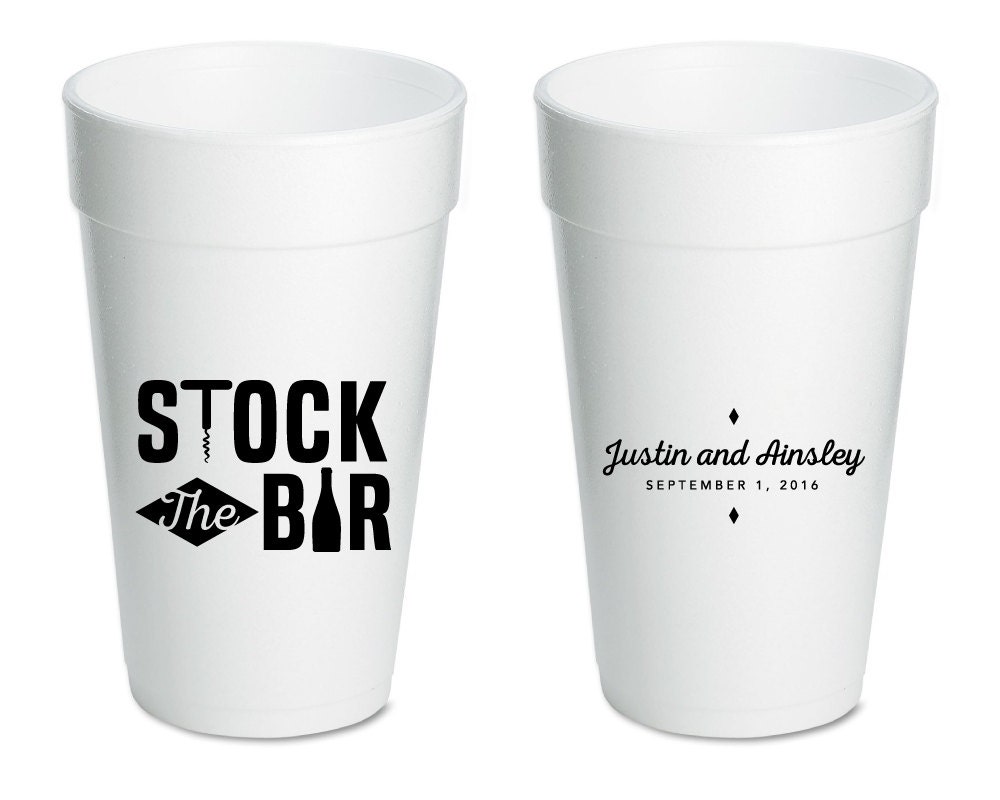 Stock The Bar Party Cups Foam Cups Stock The Bar Stock the