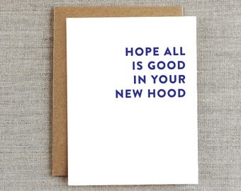 New Home Card, Moving Card, New Place Card, Housewarming Card, New Apartment Card, Moving House Card, Funny New Home Card