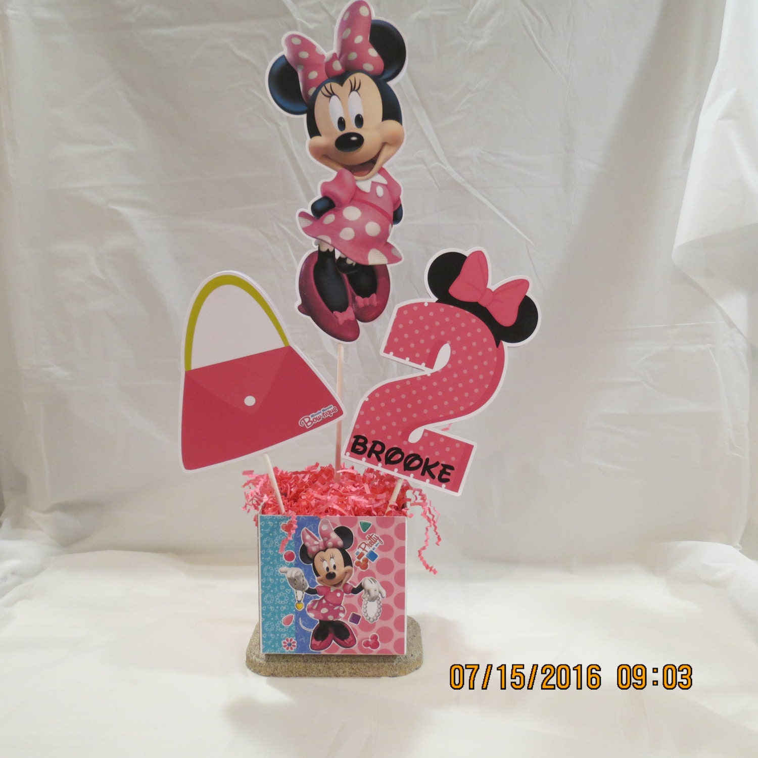 Minnie's Bow-tique Centerpiece