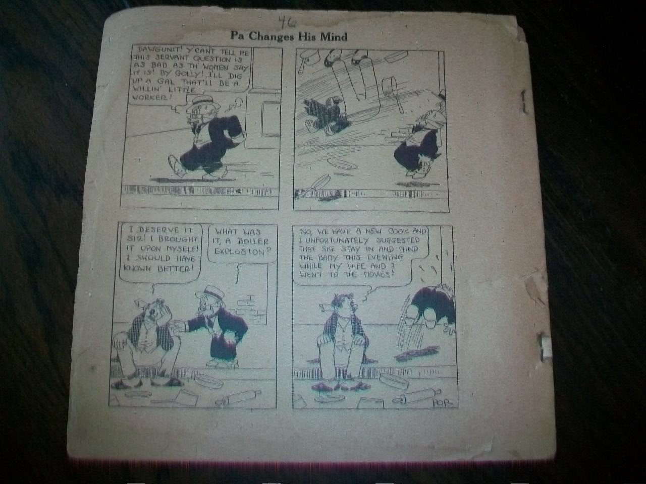 Keeping Up With The Joneses Vintage 1920 Comic Book