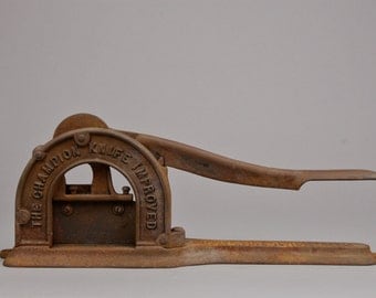 Antique Plug Tobacco Cutter, The Champion Knife Improved, Enterprise Mfg. Co. Philadelphia, Historic Country Store Equipment