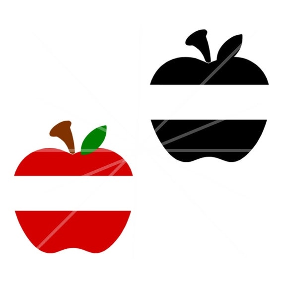 SVG Split Apple SVG Split Apple Teacher Teacher