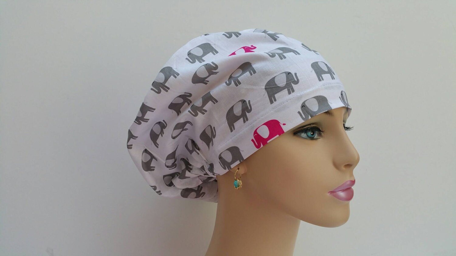 Mini Chemo Cap Nurses Hat European Style Gray and Hot