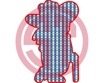 Colonel Reb Ole Miss Rebels Applique Embroidery Design {ready to sew}