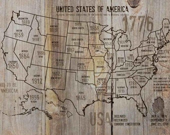 World Map On Wooden Planks III Vintage World Map By