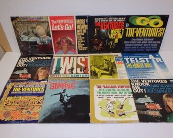 12 Random Used Vinyl Record Albums WITHOUT by vinylrecorddude