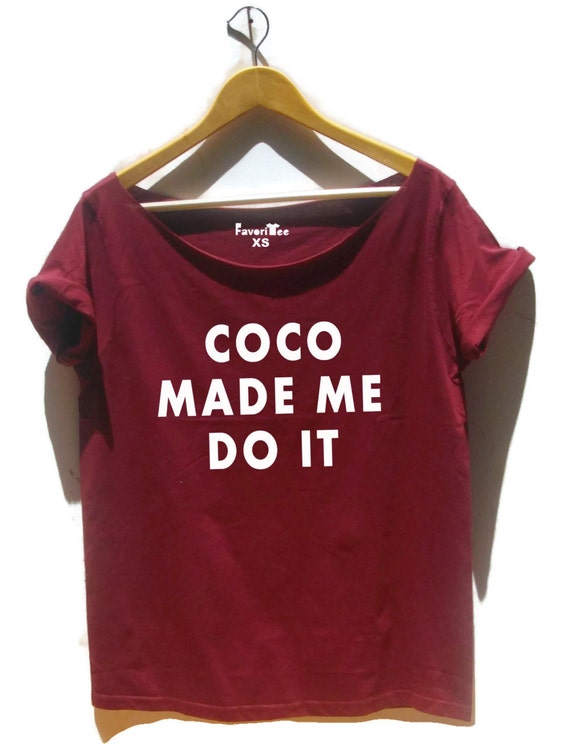 coco made me do it sweatshirt