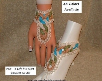 Items similar to Lovebird  Barefoot Sandals  Lovebird  