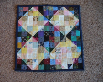 Miniature Doll Quilt or Candle Mat