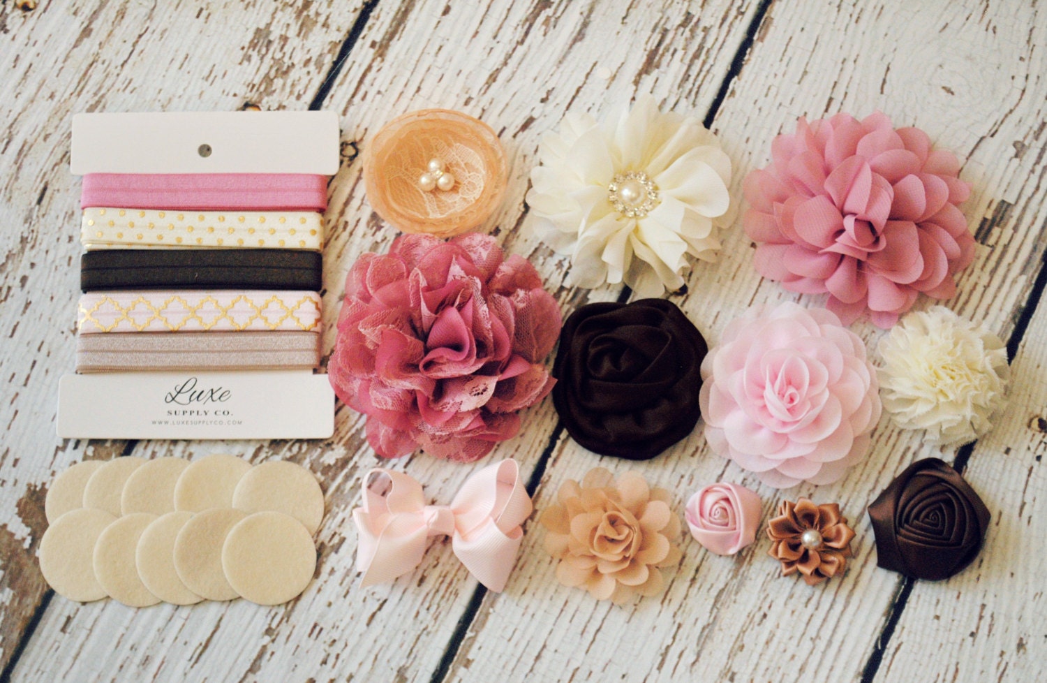 DIY Headband Making Kit Baby Shower Headband Station MAKES