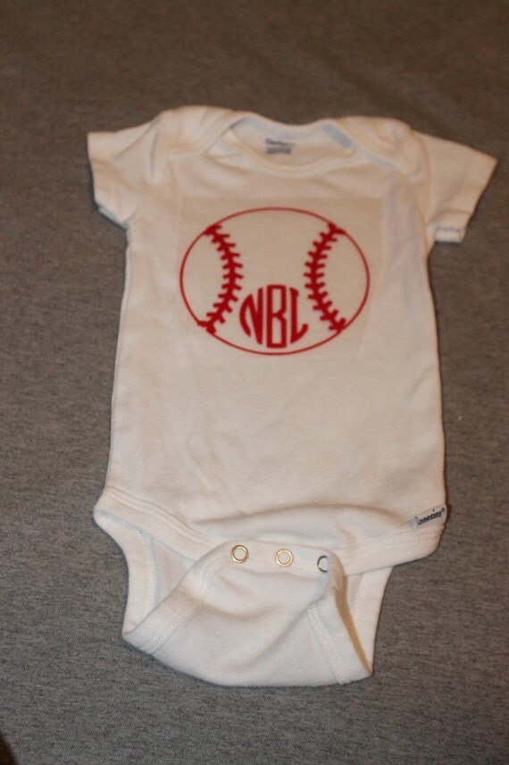 Baseball Onesie Baby Toddler or Youth Baseball by LAlbrightDesigns