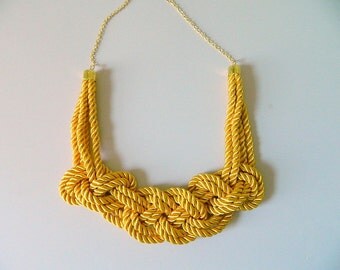 mustard colored costume jewelry