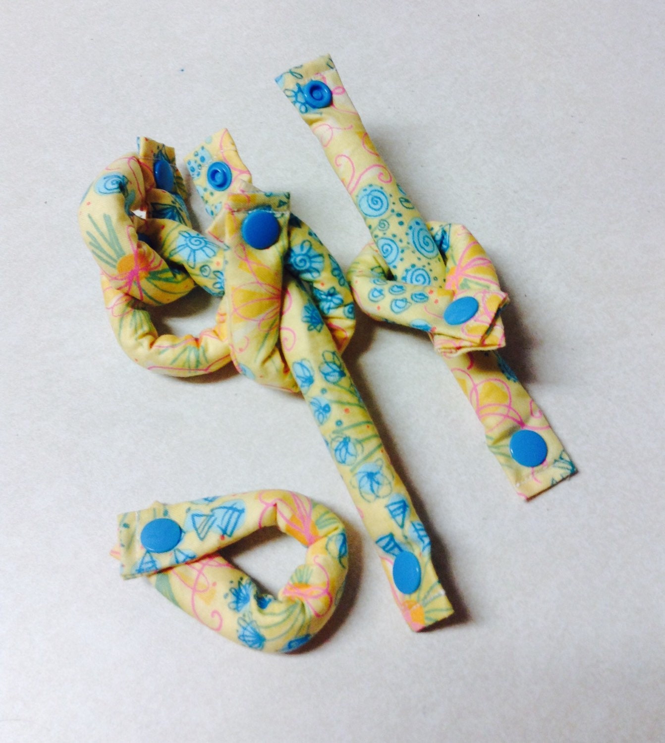 13 piece 1/2 inch fabric hair rollers/Hair Curlers/Hair