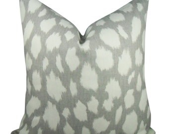 Kate Spade Silver Leokat – Same Fabric Both Sides – 20x20"