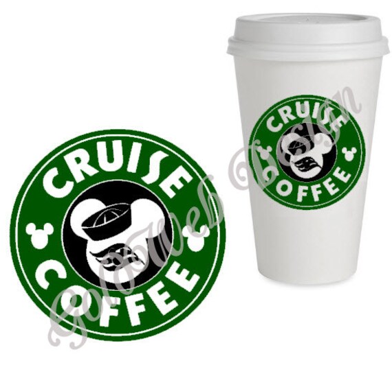 Disney Cruise Reusable Coffee Cup Mug Inspired