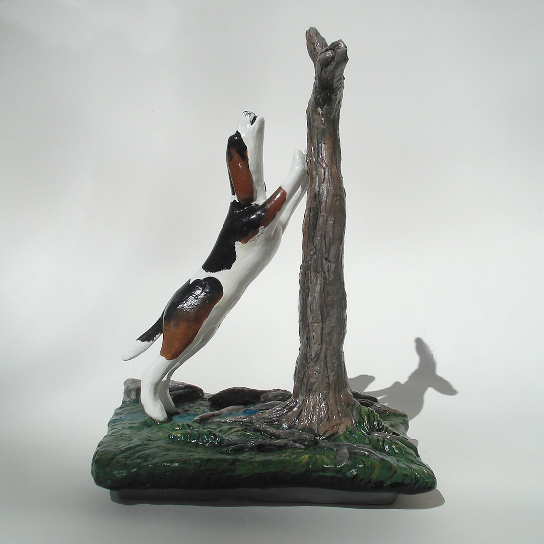 treeing walker coonhound figurines
